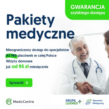 Pakiety medyczne MedicCentre - Prywatna opieka medyczna Grupy LUX MED