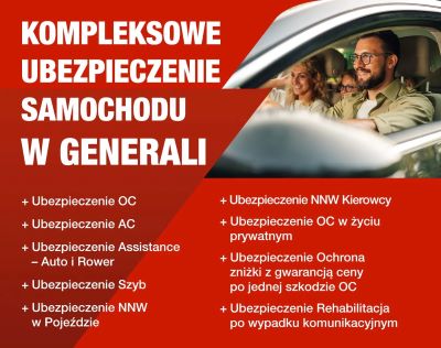 Tanie ubezpieczenie OC / AC online w Generali